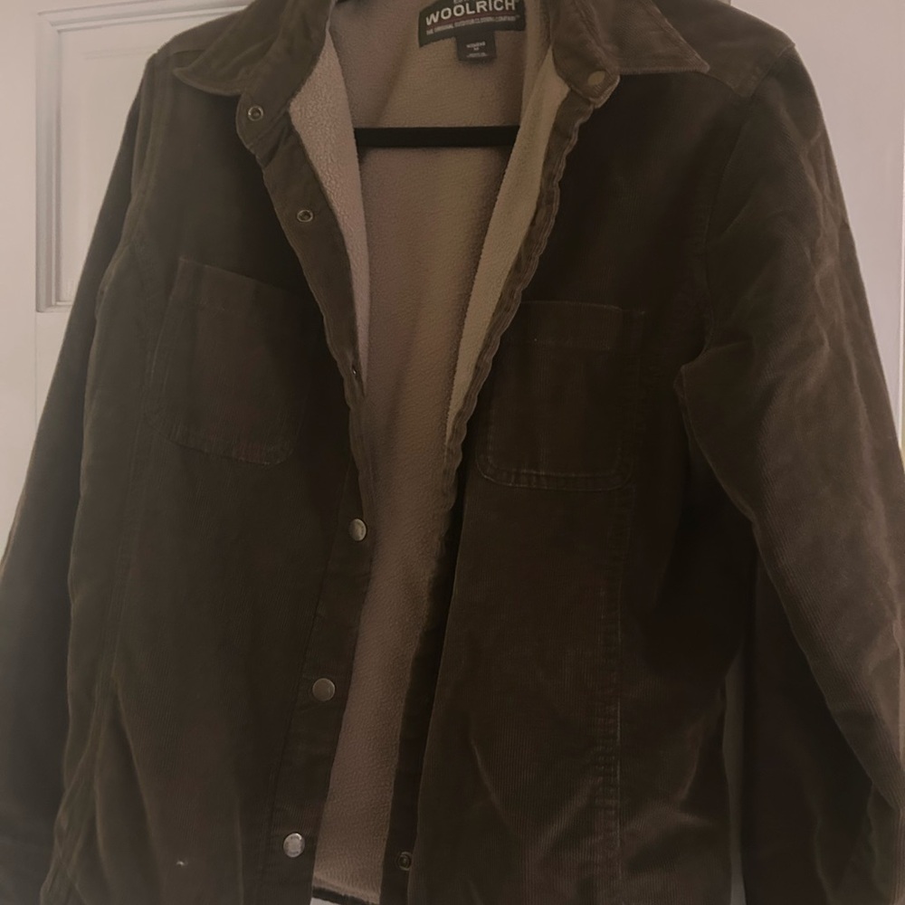 Woolrich Women’s M Brown Corduroy Shirt Jacket